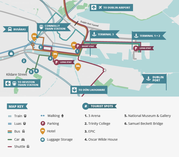 Port of Dublin - how to get there