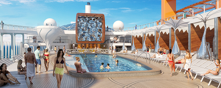 Celebrity Edge pool area